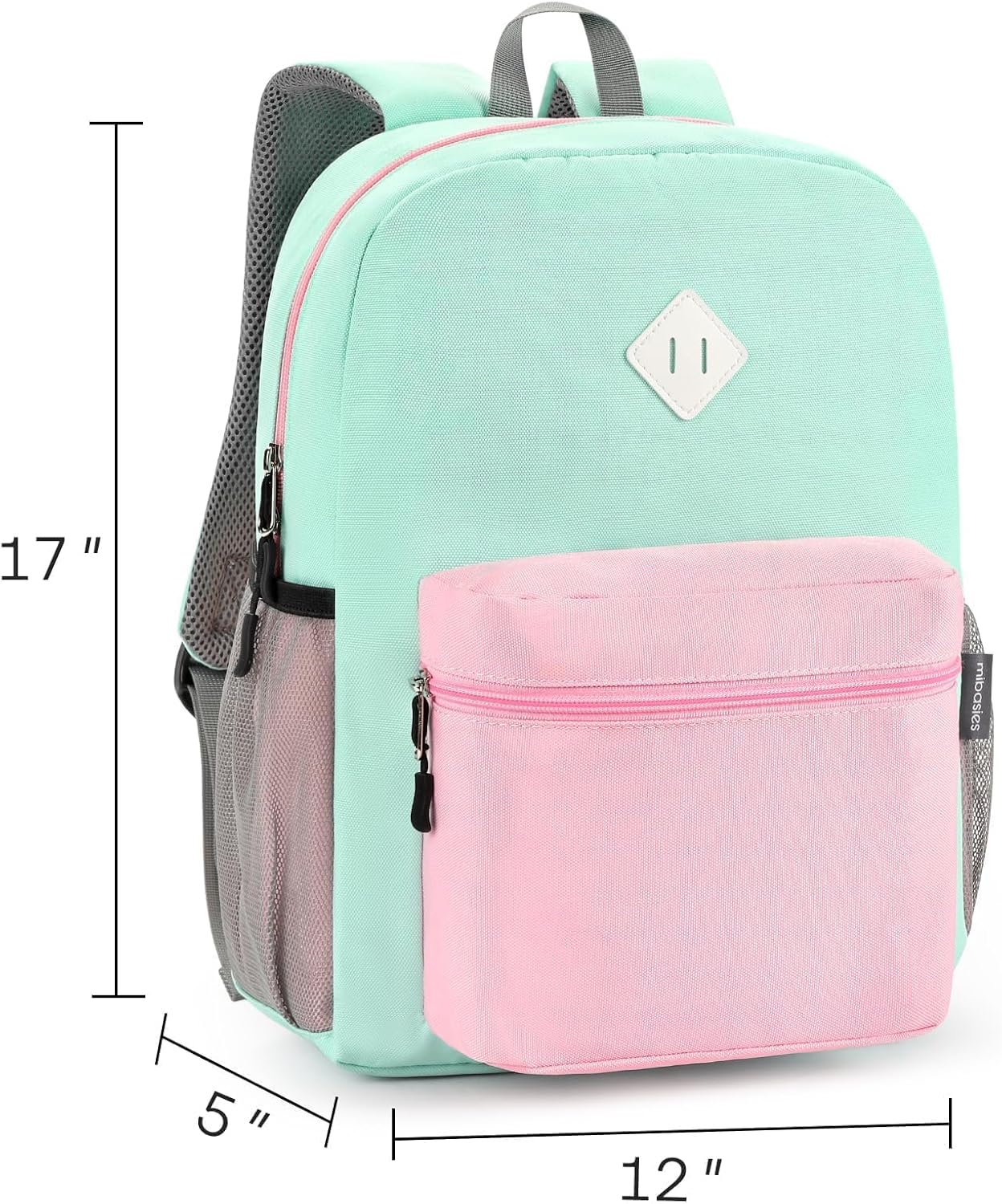 mibasies Kids Backpack for Girls 5-9: Large Girls Backpack for Elementary School