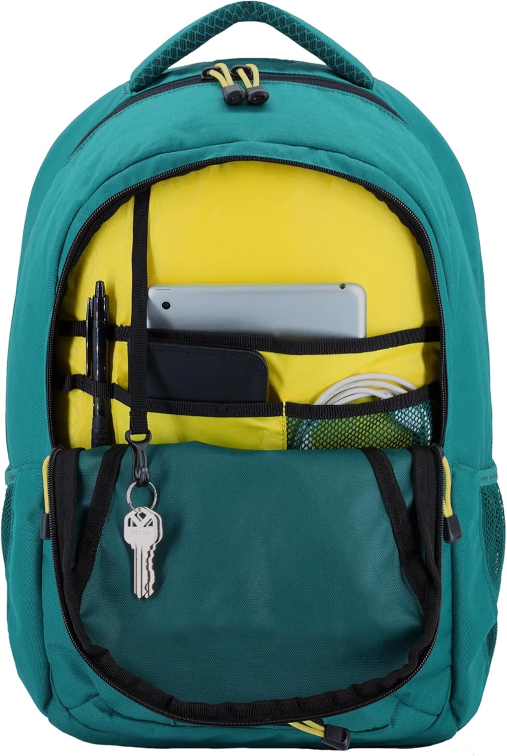Eddie Bauer Adventurer Backpack with Organization Compartments and Hydration/Laptop Compatible Sleeve, Adventurer - Dark Teal, 25L