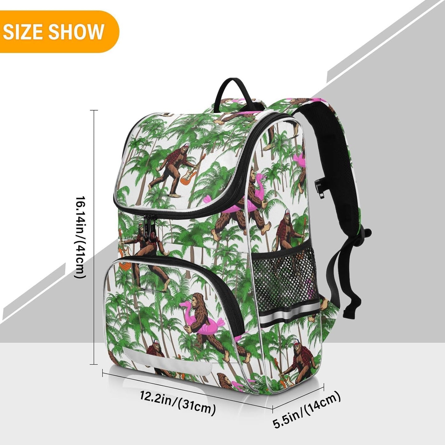 Sasquatch Cute Backpack For Girls Kids Backpack Boys Teen School Bag Bookbag Travel Daypacks