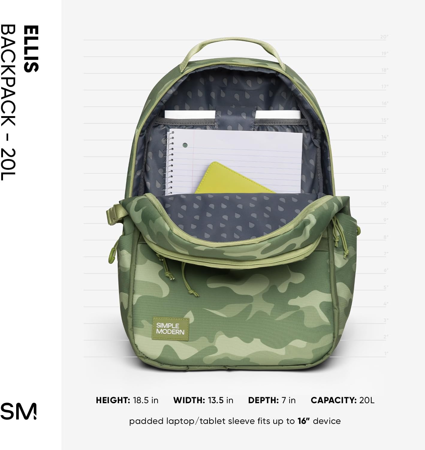 Simple Modern Ellis Backpack for School | Elementary Middle and High School Bookbag for Kids and