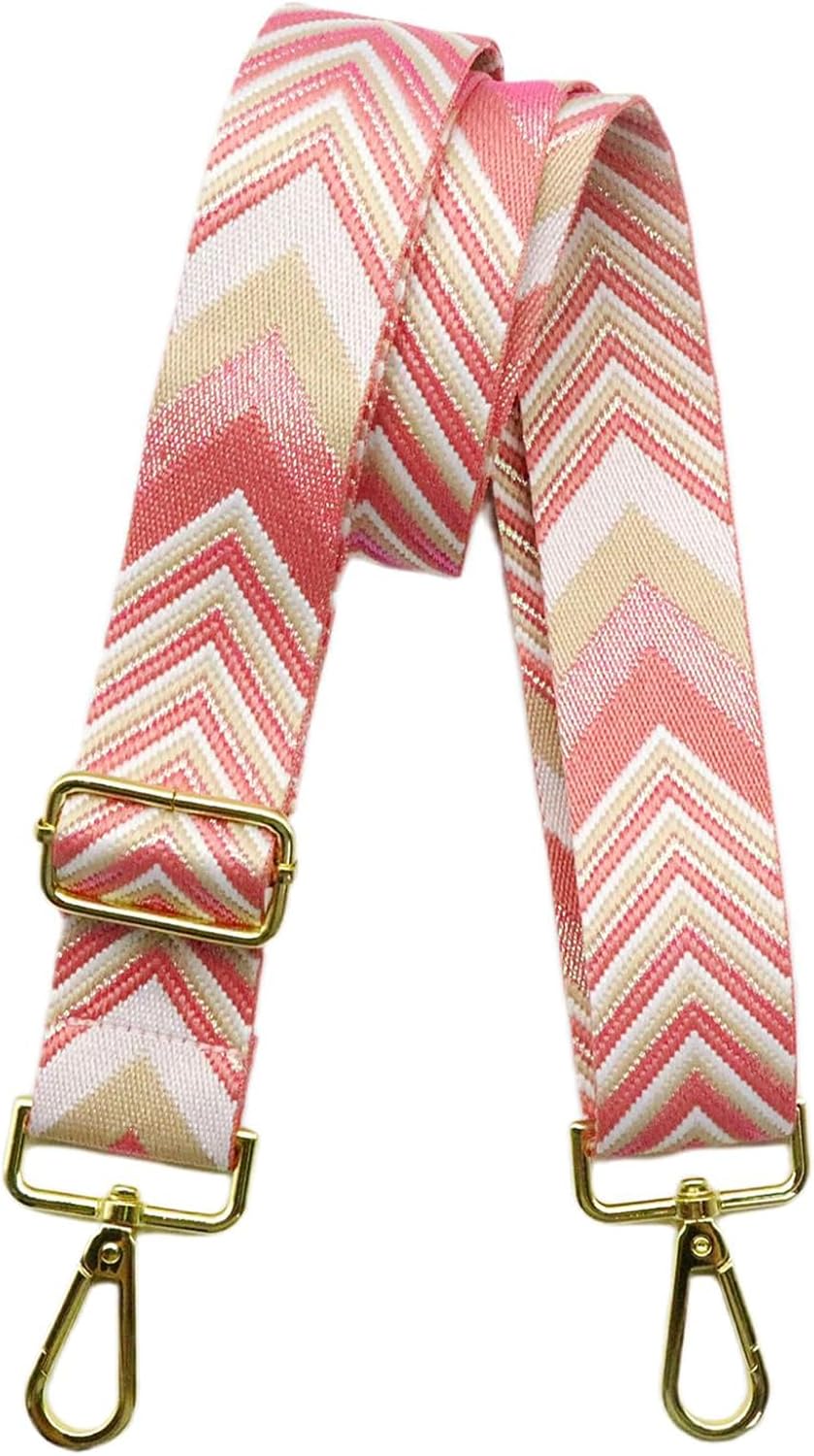 Adjustable Purse Strap - 1.5" Wide Handbags, Camera, Guitar, Phone & Crossbody Bag Replacement Shoulder Straps(Gold Hardware)