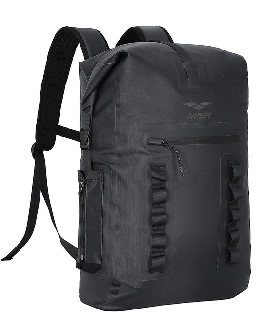MIER Roll Top Waterproof Backpack Floating Dry Bag for Men Women, 30L Black