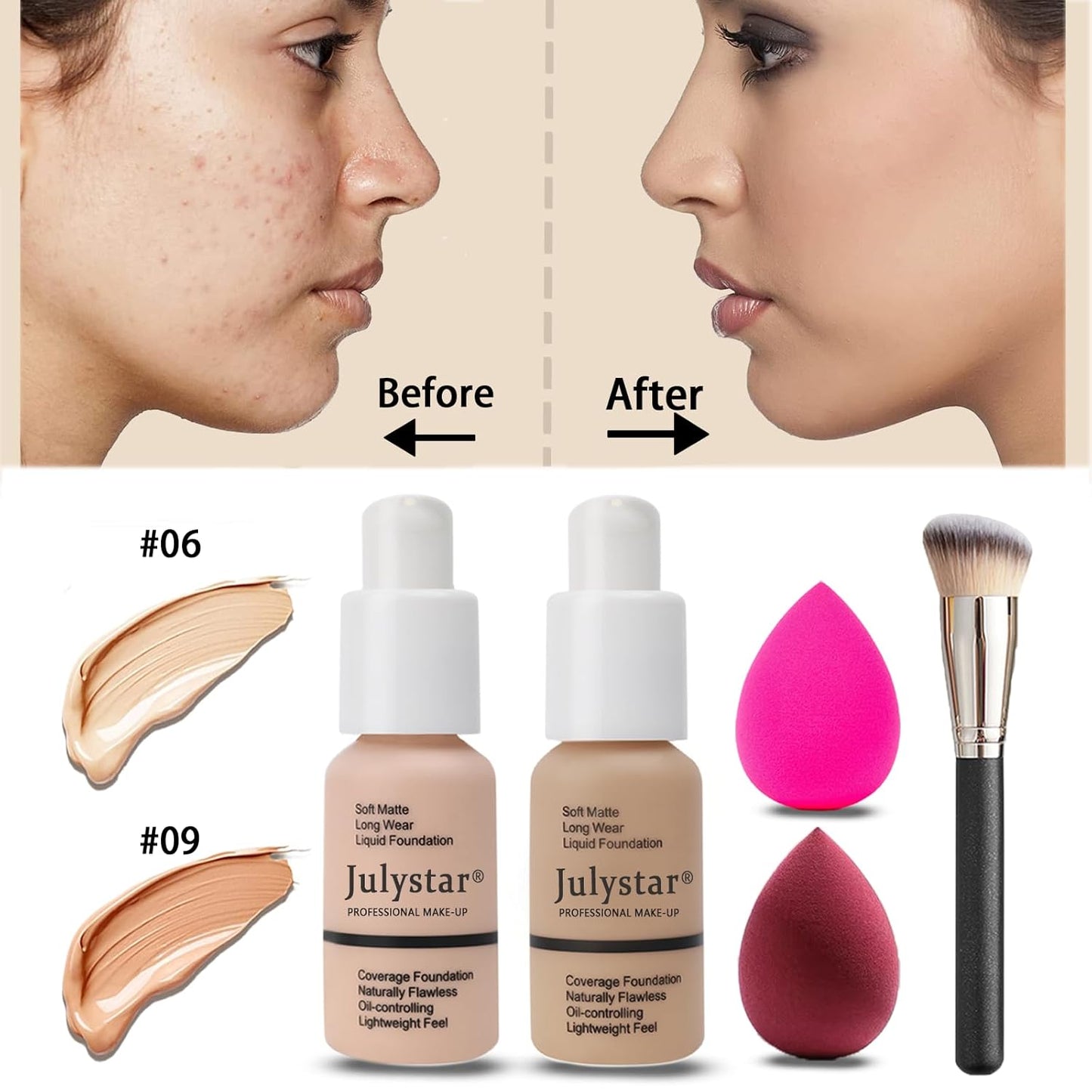 All in One Makeup Kit for Women Full Kit, Makeup Set 12 Colors Eyeshadow, Foundation & Primer