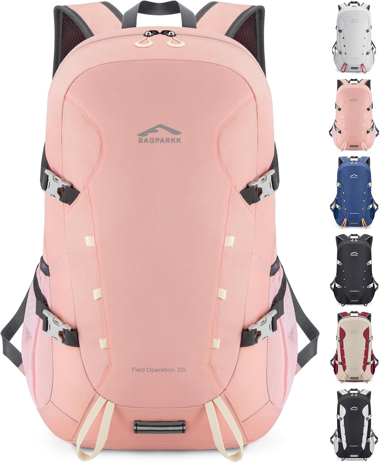 Hiking Backpack,Large 35L Travel Backpacks for Men Women,Water Resistant Ultra Lightweight Foldable