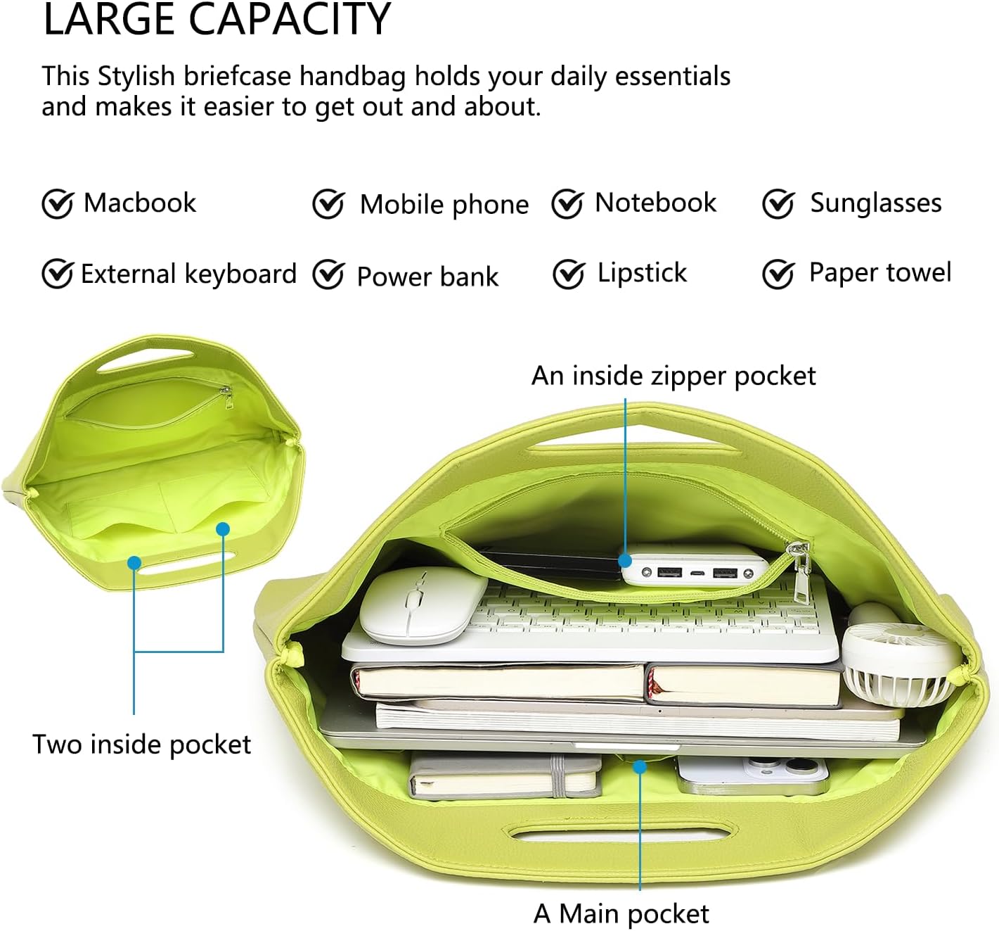 Official Document Computer Bag Stylishly Sleek with Multiple Compartments and Easy to Carry Design
