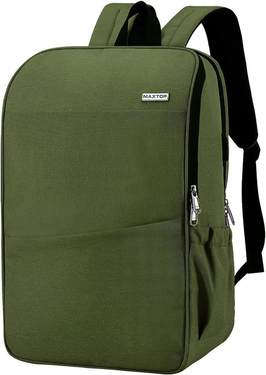 MAXTOP Deep Storage Laptop Backpack with USB Charging Port[Water Resistant] College School Computer Bookbag Fits 17 Inch Laptop