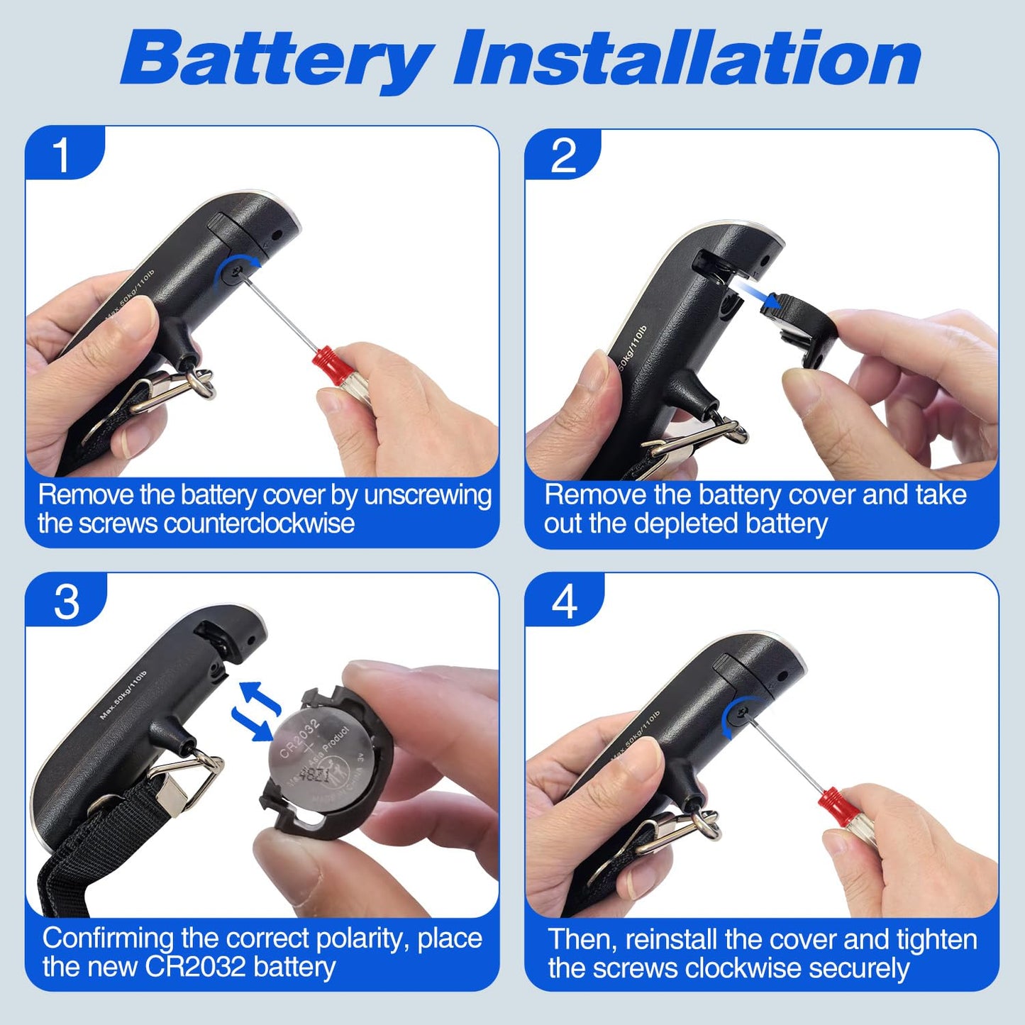 Digital Hanging Luggage Scale with Backlit for Travel, Portable Handheld Suitcase Weight Scale with