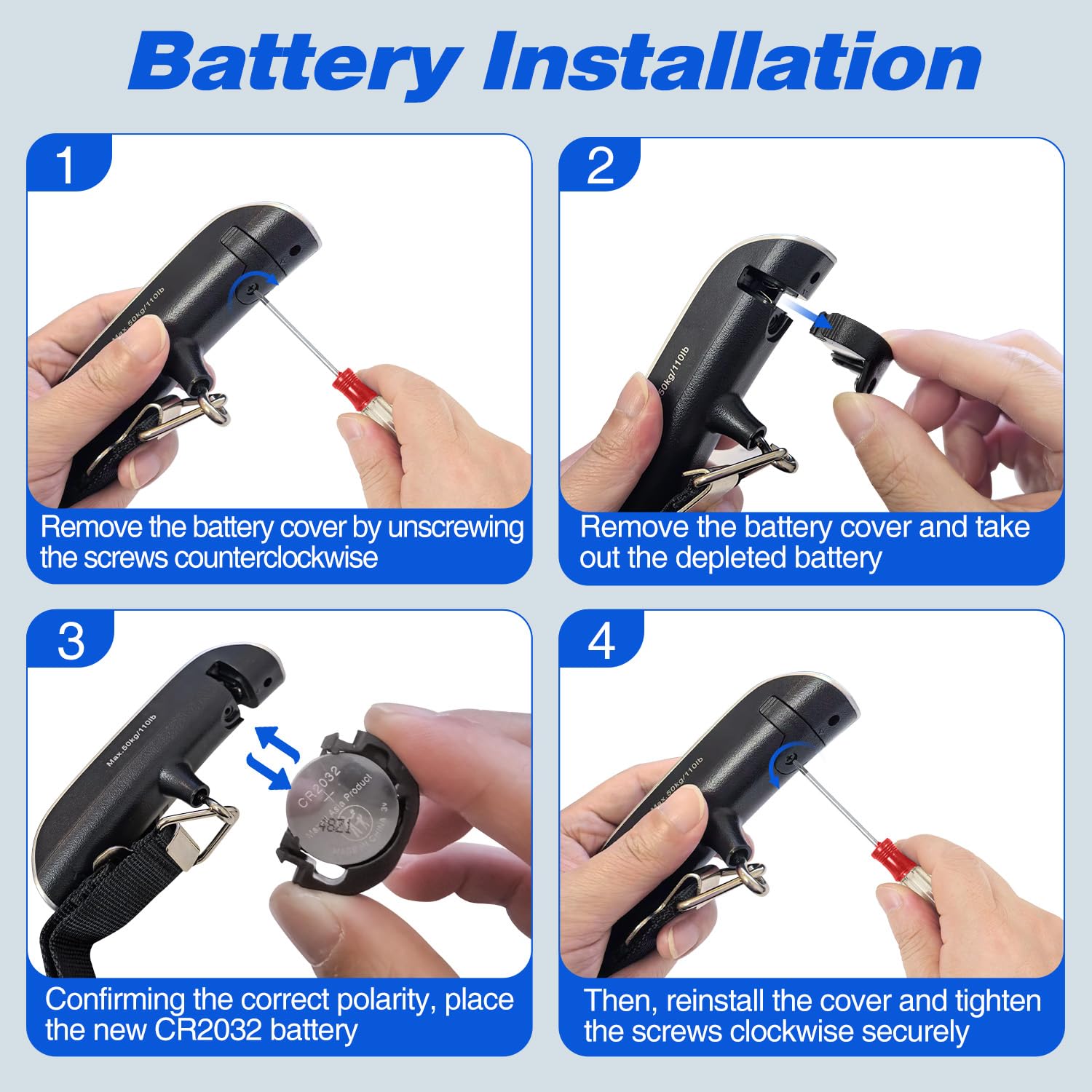 Digital Hanging Luggage Scale with Backlit for Travel, Portable Handheld Suitcase Weight Scale with