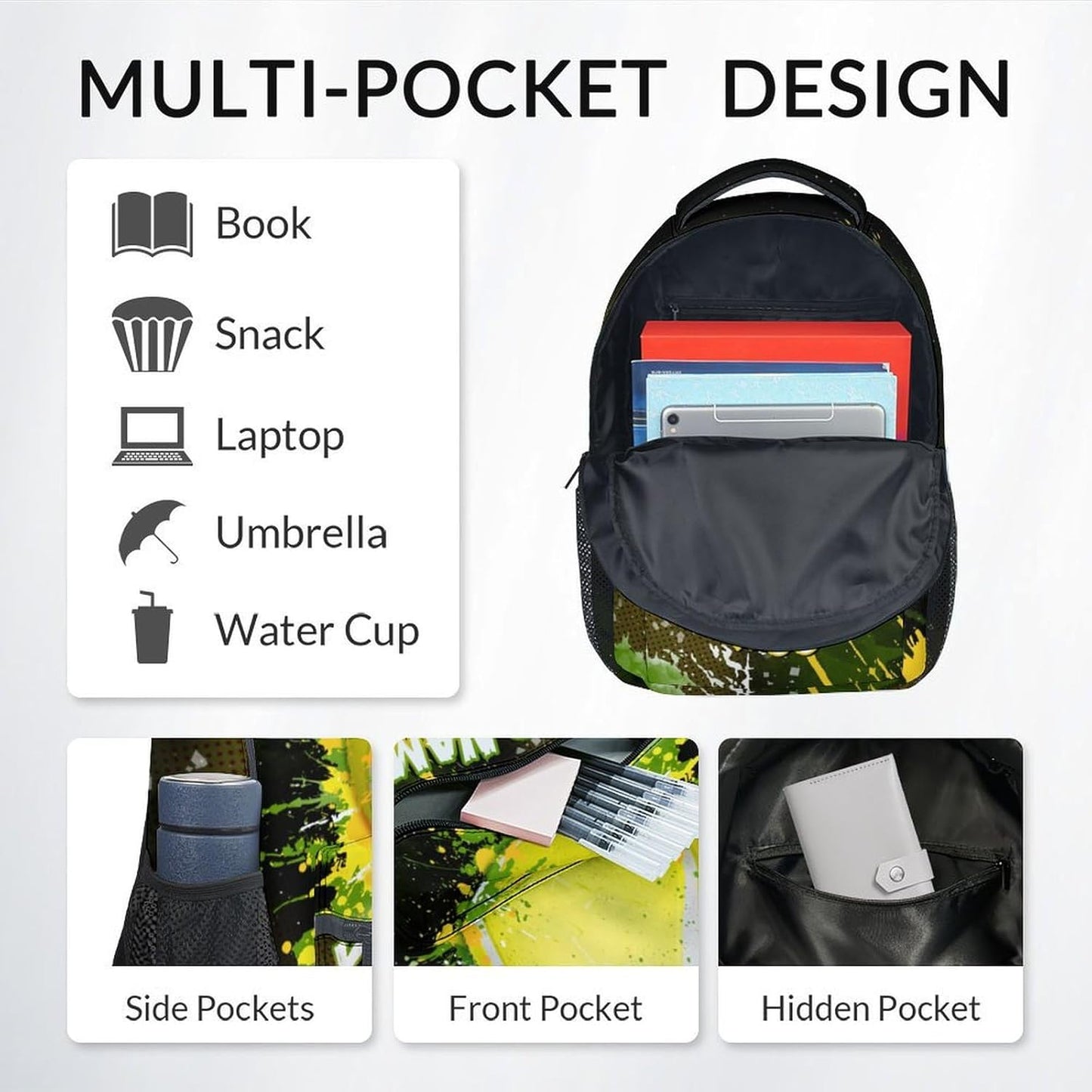 COZYAURA Bookbag for Kids - Personalized Tennis Backpacks Set for Boys Girls - Kids School Backpack