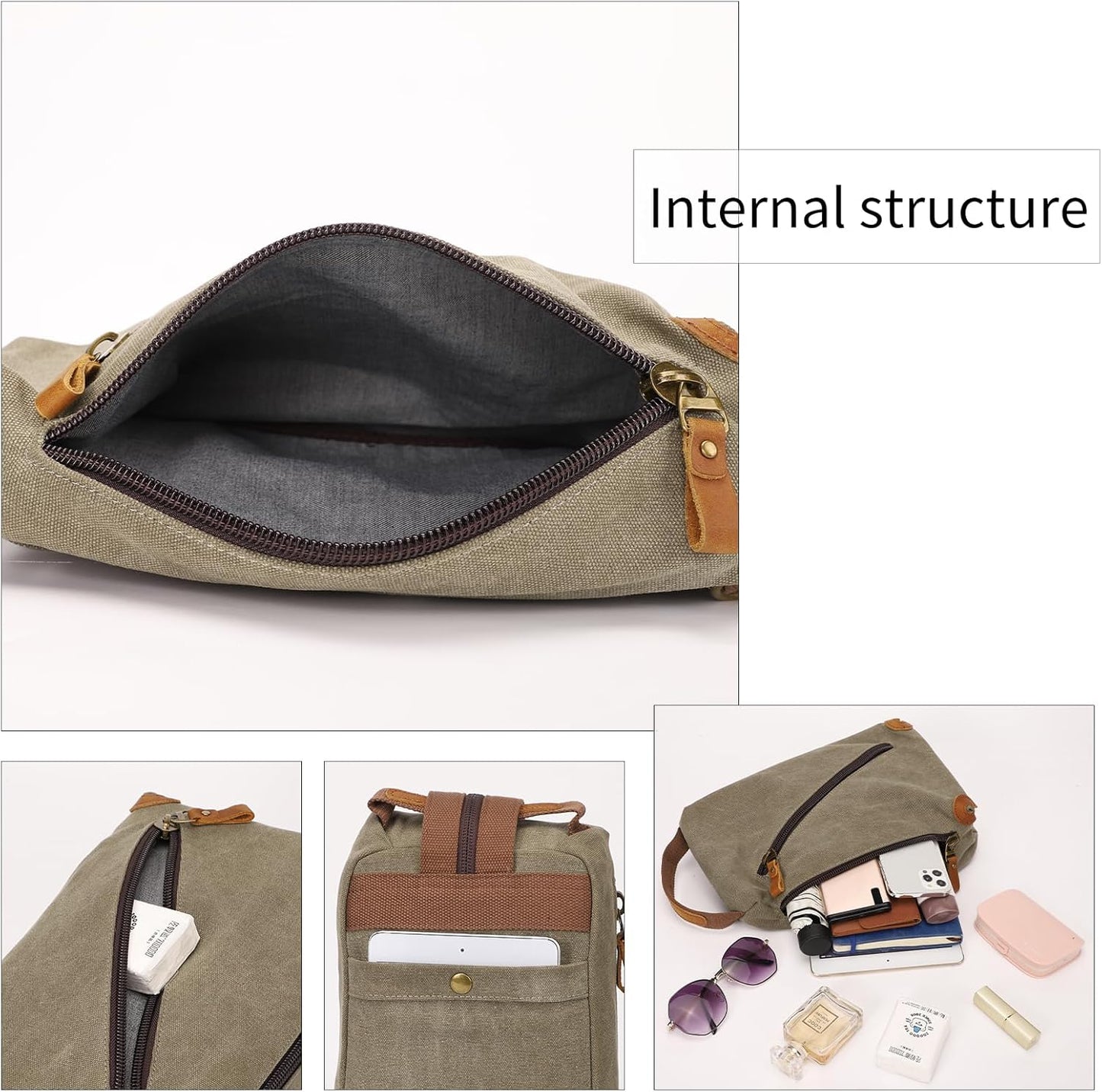 KL928 Canvas Sling Bag crossbody Bags Small Backpack Pack Travel Purse convertible purses for Women Men