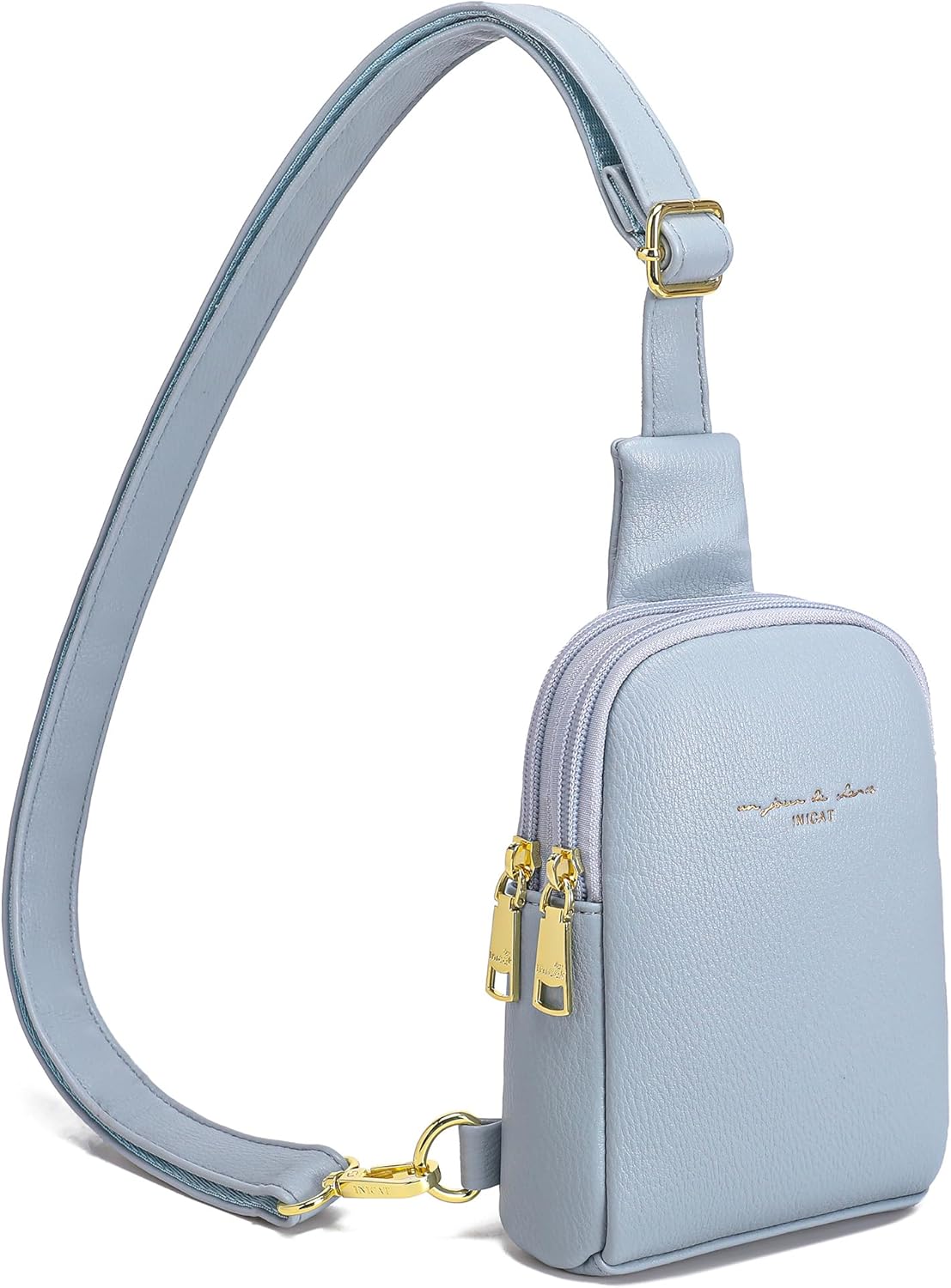 INICAT Travel Small Sling Bag Faux Leather Crossbody Bags Women Cross Body Bag Purses for Woman