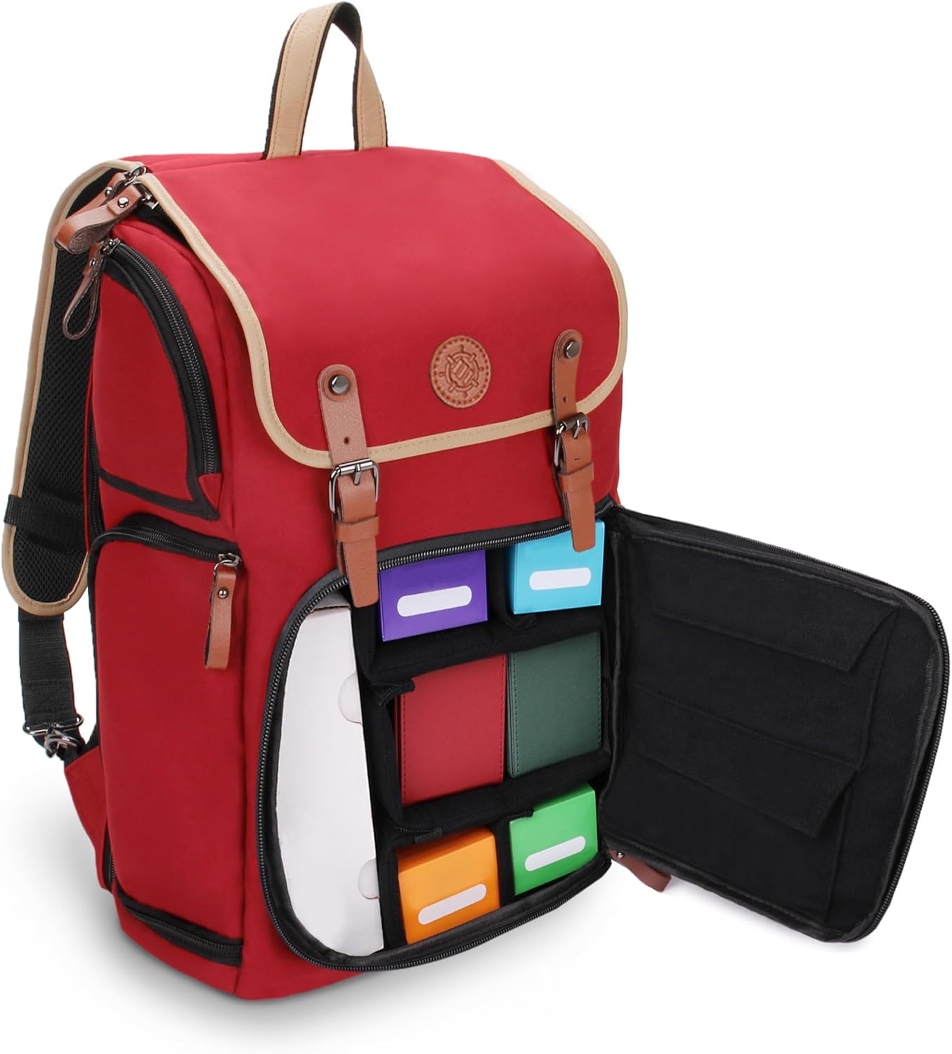 ENHANCE Designer Edition TCG Backpack - MTG Deck Bag Card Binder Space, TCG Deck Box Storage, MTG