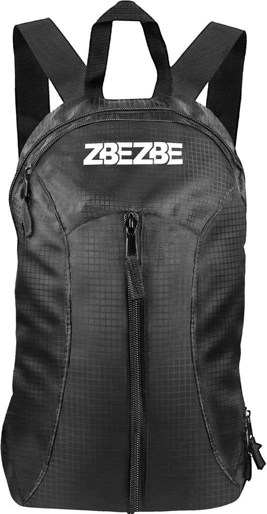 Hiking backpack,Foldable Packable Backpack - Lightweight Waterproof Hiking & Cycling Daypack, Large-capacity Black