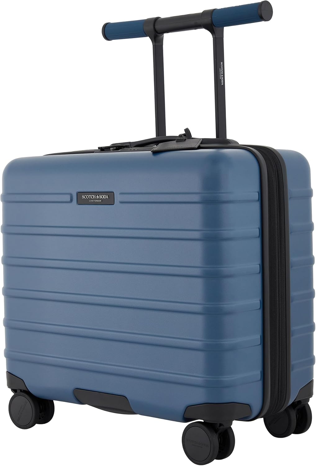 Scotch & Soda Tilburg Luggage, Heritage Blue, 19-Inch Trunk Briefcase