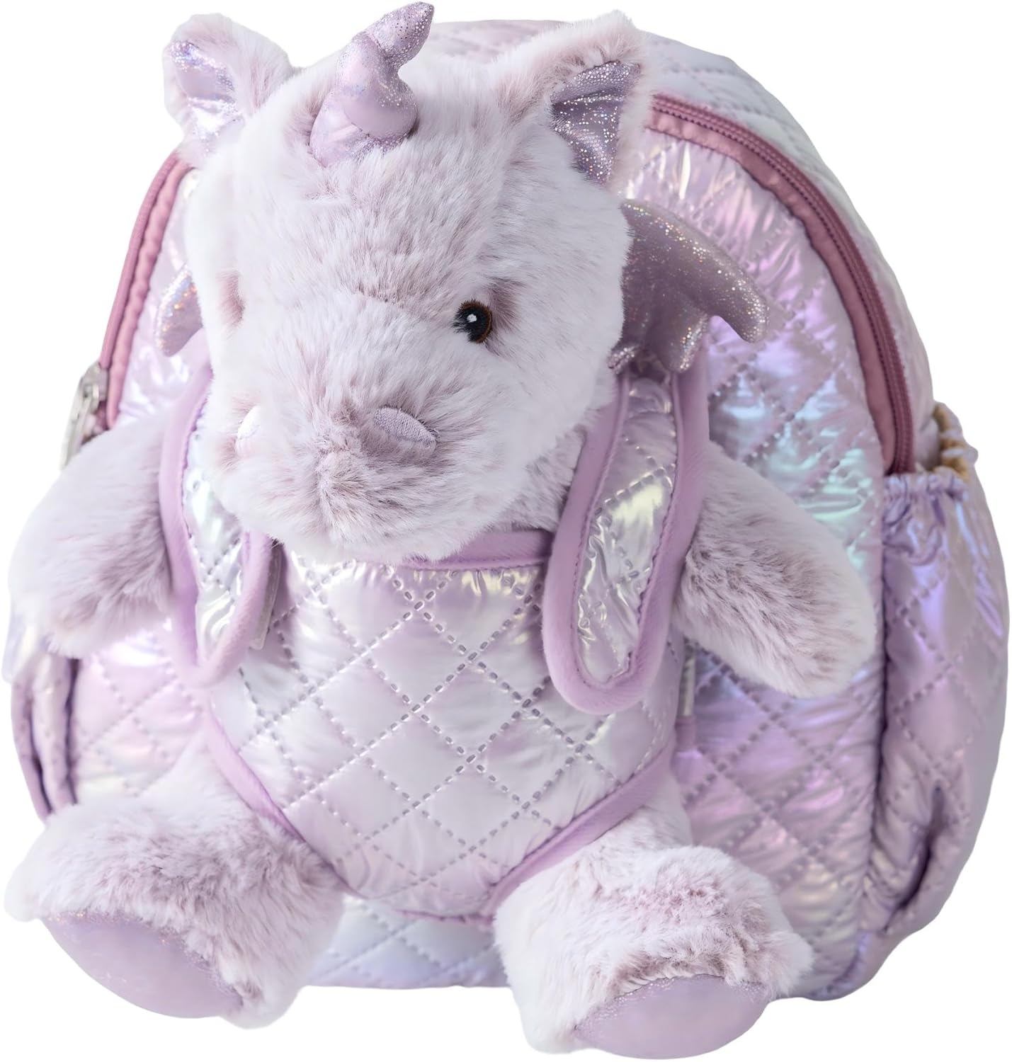 Moonkie Hug & Go Unicorn Toddler Backpack – Soft Plush Bag with Detachable Toy for Girls Aged 2–4 | Perfect for Daycare | Travel & Birthday Gifts for 3-Year-Old Kids