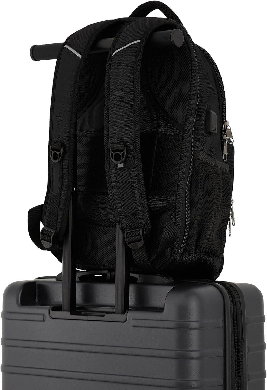 Scotch & Soda Tilburg Luggage, Black, 24-Inch Wide Trunk Check-in