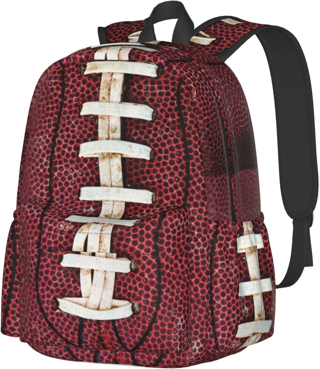 Football Backpack School Bag Lightweight Bookbag Laptop Travel Daypack For Kids Girls Boys Teens