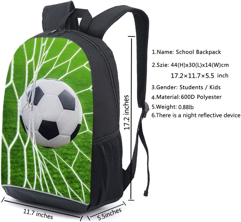 CAIWEI American Football Backpack School Bag
