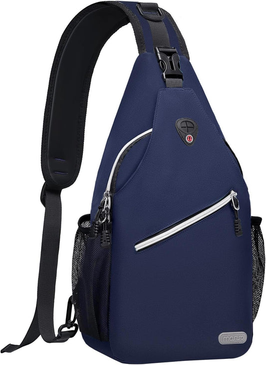 MOSISO Sling Backpack, Multipurpose Crossbody Shoulder Bag Travel Hiking Daypack