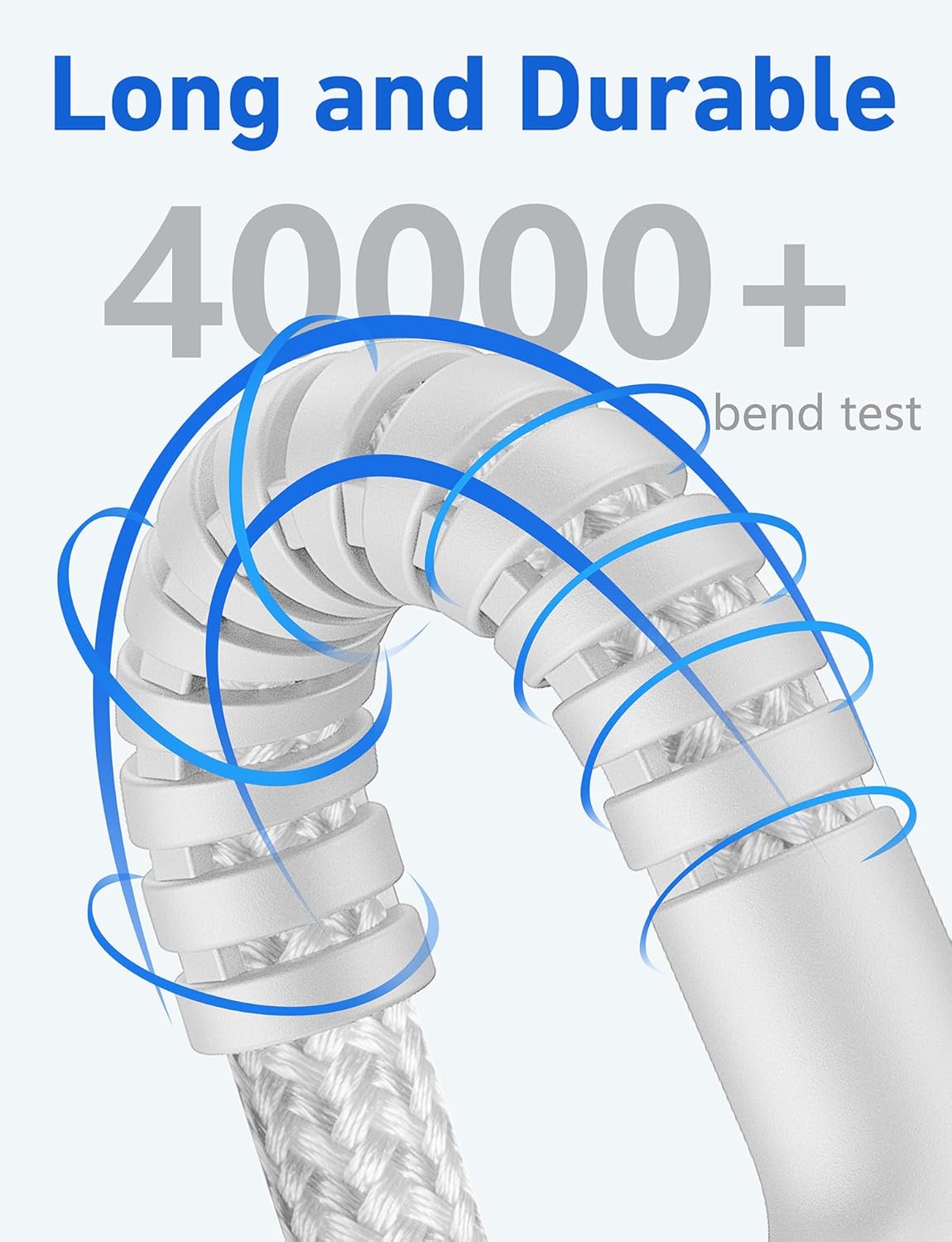 USB C to USB C Cable 10FT, 2Pack USB C Charger Cable, Long Type C Fast Charging Cable Nylon Braided USBC Charger Cord Compatible with iPhone 17/16/15/Pro/Plus/Pro Max/Samsung Galaxy S23/Switch-Silver