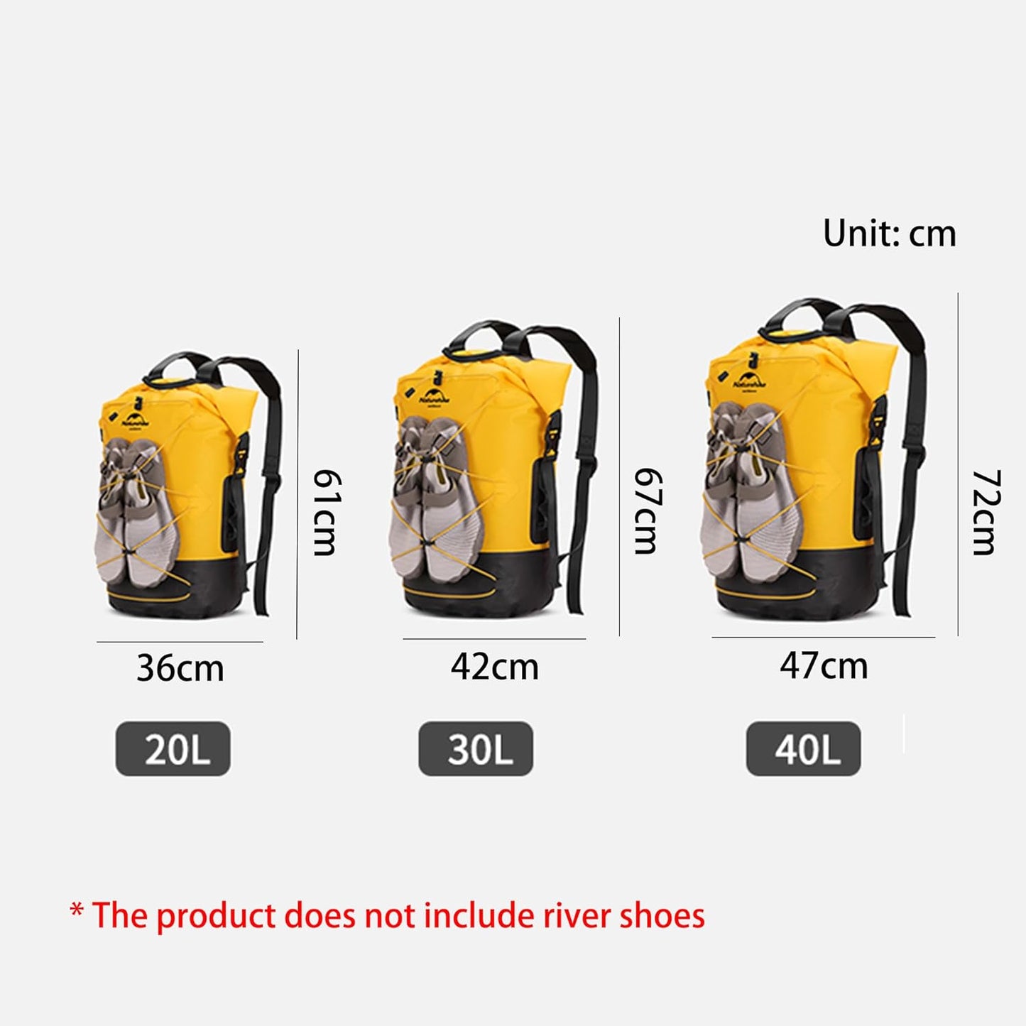 Naturehike Waterproof Backpack For Men, Hiking Backpack Waterproof Outdoor Day Pack, Lightweight