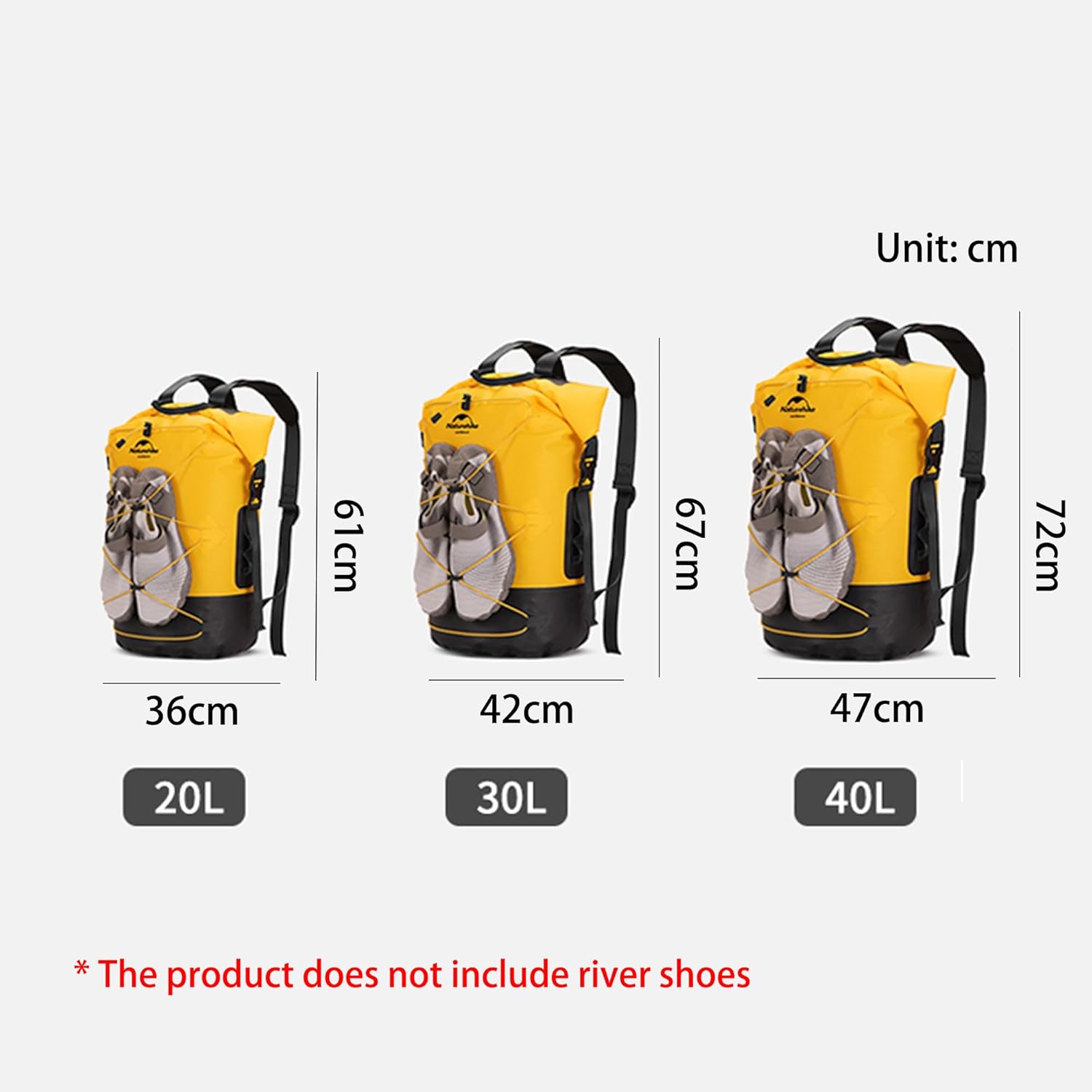 Naturehike Waterproof Backpack For Men, Hiking Backpack Waterproof Outdoor Day Pack, Lightweight
