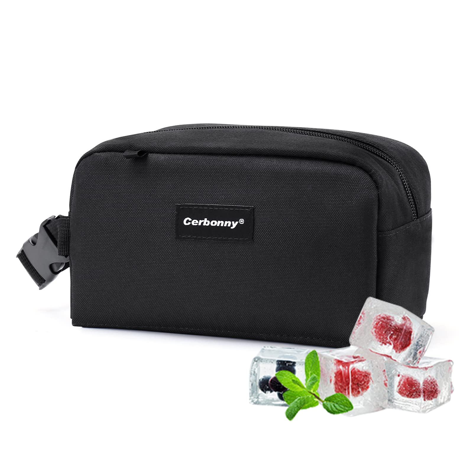 Cerbonny Small Lunch Bag,Freezable Lunch Bag,Built-in Ice Pack