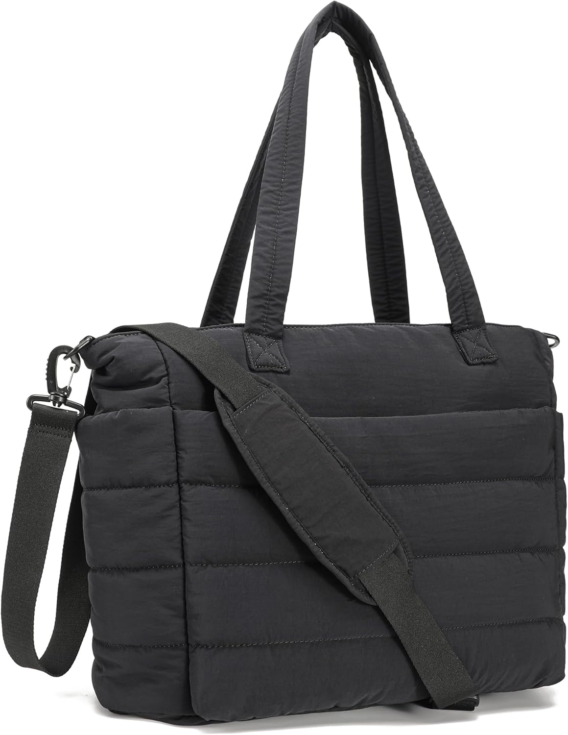AOCINA Puffy Tote Bag for Women Quilted Work Bag Nurse Bags Women's Handbags for Travel