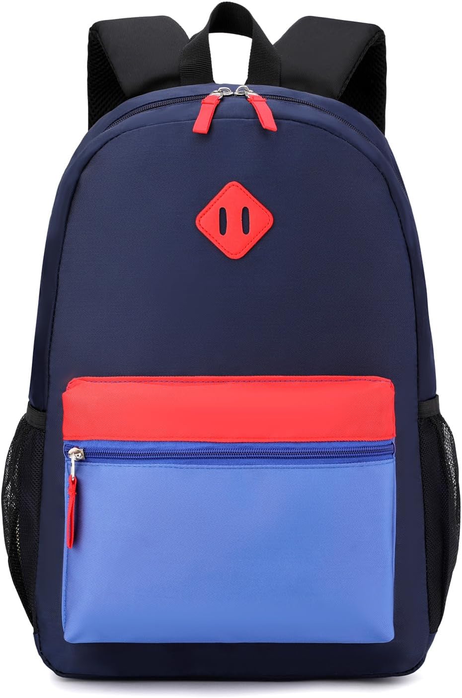 Toddler Backpack, Preschool Backpack for Kids Boys and Girls Kindergarten Preschool Bookbag with Chest Buckle 3-6Years (Navy Blue, Medium-15inch)
