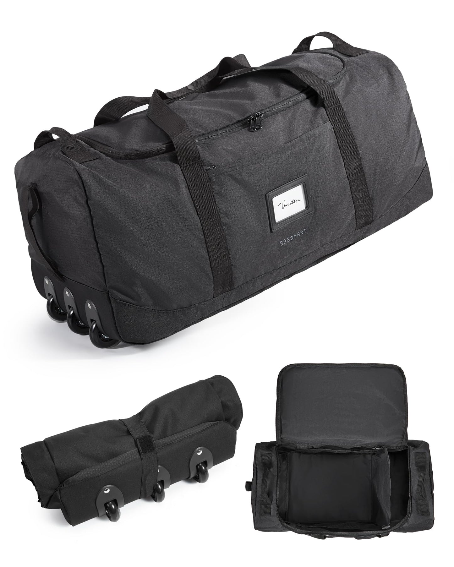 BAGSMART 83L Foldable Travel Bag, Large Duffle Bag Luggage for Travel