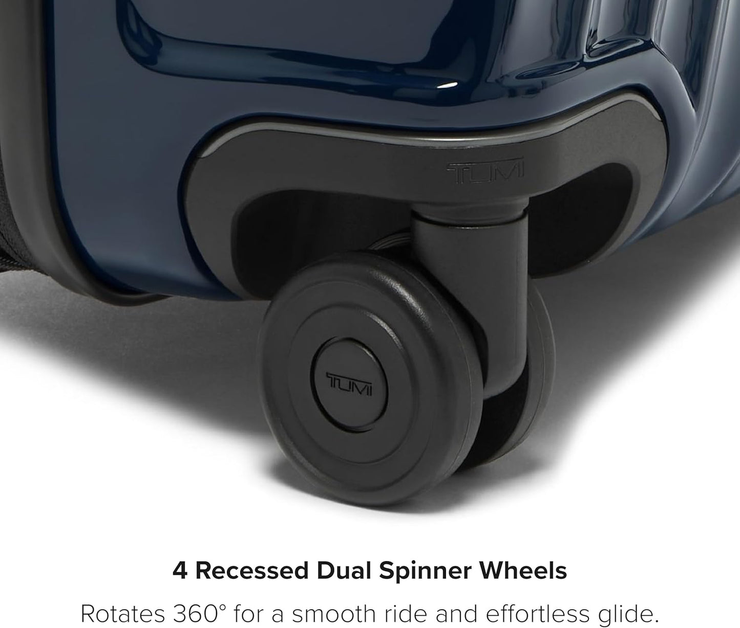 TUMI - 19 Degree Extended Trip Expandable 4 Wheel Packing Case - Durable Hard Shell Zipper Expansion Checked Bag - Suitcase - Navy