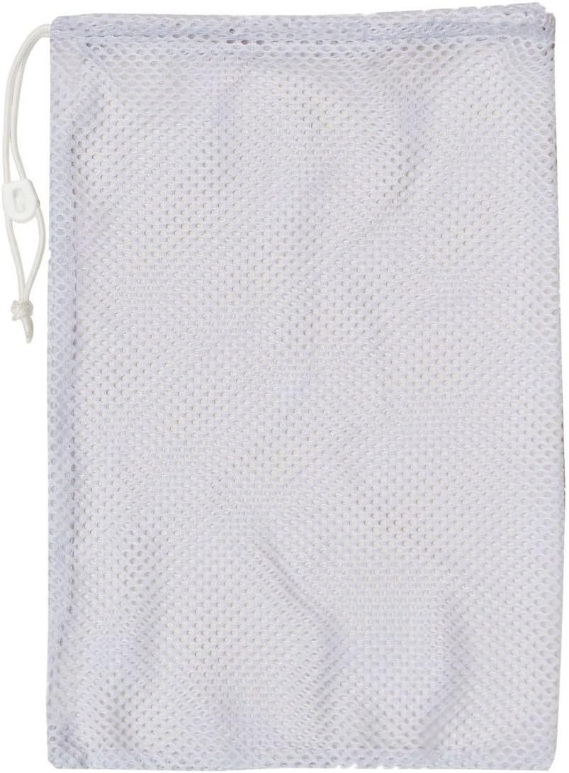 Champion Sports Mesh Equipment Bag – Heavy-Duty Nylon Drawstring Bag with Lock & ID Tag, Breathable