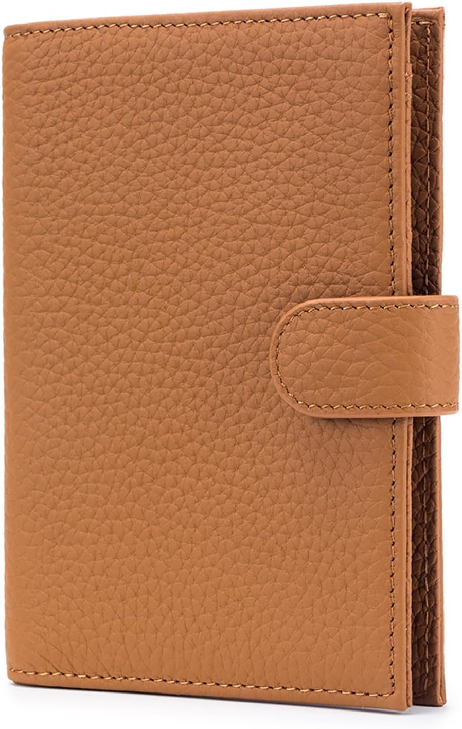 RFID Passport Holder Travel Wallet Compact for Women, Leather Passport Wallet with Card