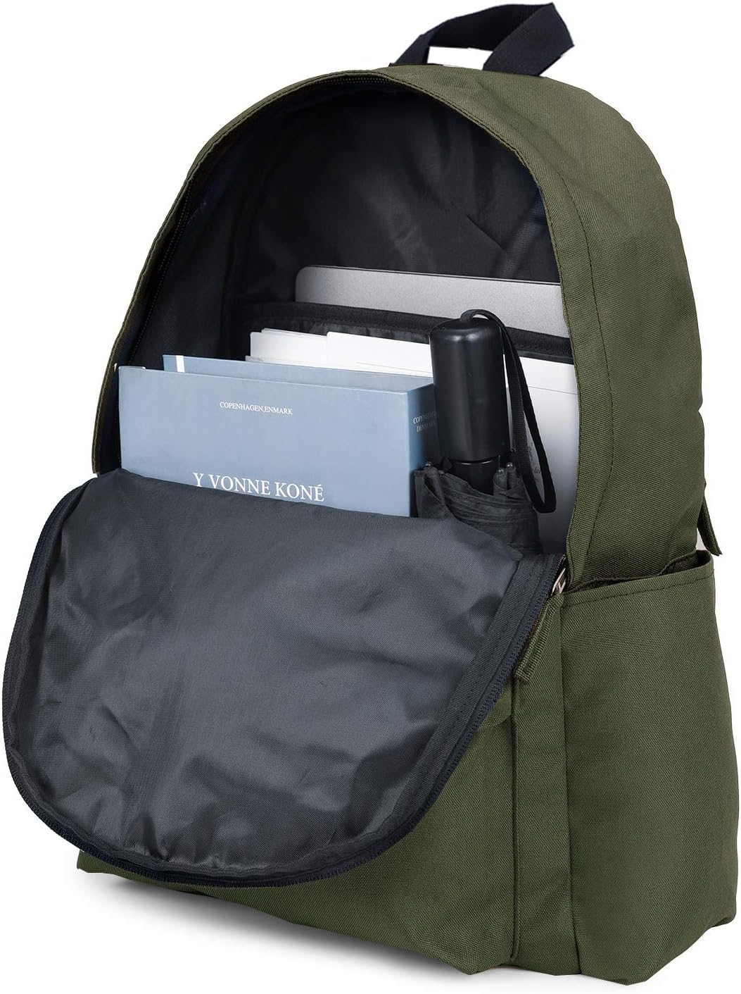 Vorspack Backpack for Men and Women - Basic Bookbag Casual Daypack Backpacks for College Work Travel