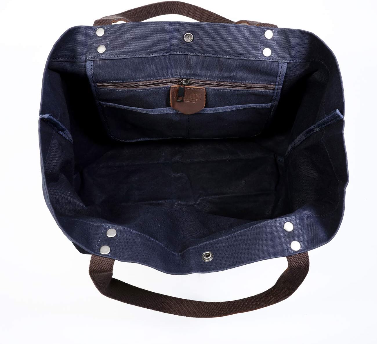 WUDON Waxed Canvas Travel Tote Bag - Extra Large Carryall Shoulder Bag for Women