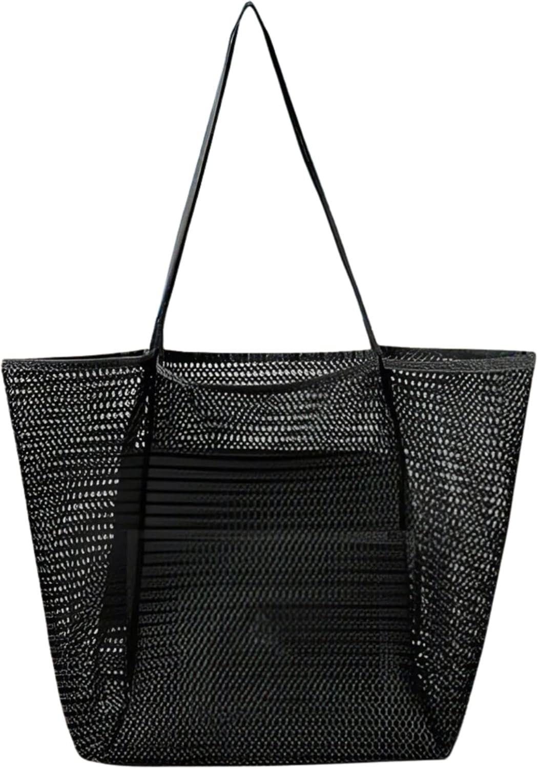 Sohum Living Lightweight Foldable Mesh Tote Bag for Beach & Travel – Large Sandproof Quick-Dry Bag with Durable Handles