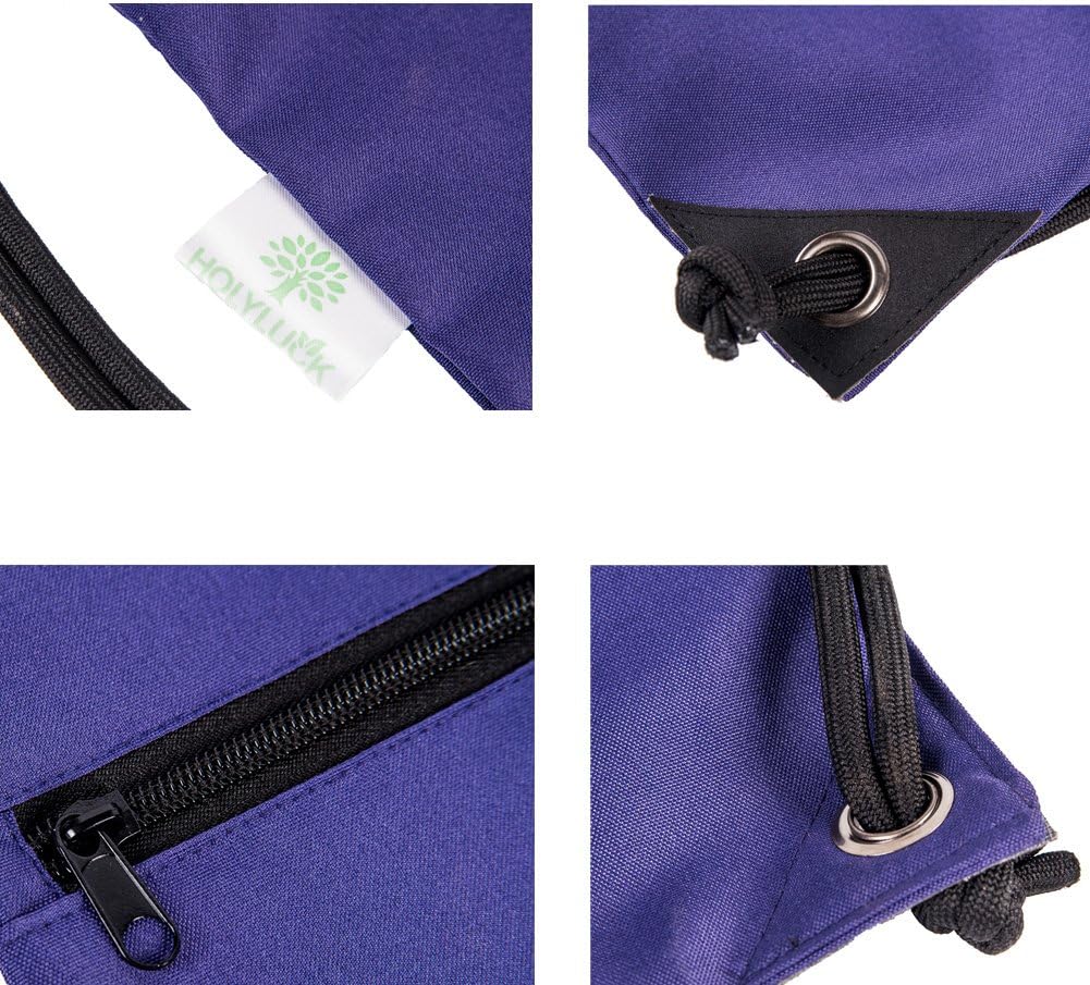 HOLYLUCK Drawstring Backpack Bag Sport Gym Sackpack