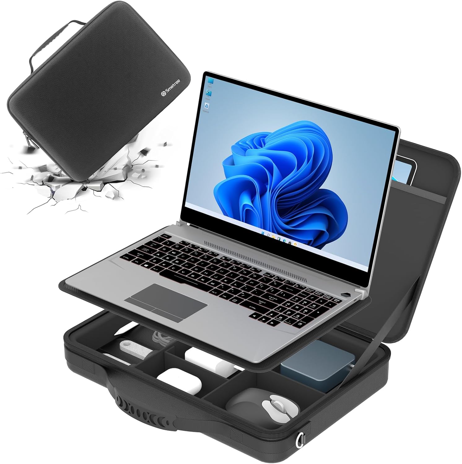 Smatree Hard Laptop Shoulder Case for 13.3-14 inch Acer Swift 14 AI Copilot+PC/14 SF14, for Swift 5