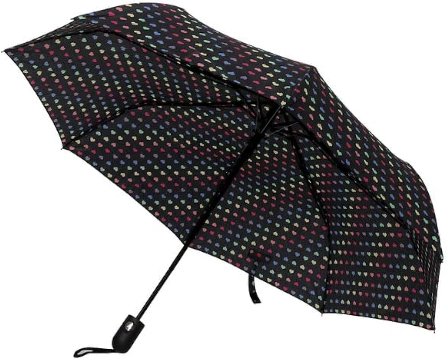 Nollia Windproof Automatic Travel Umbrella, Compact Portable with Reinforced Ribs for Sun & Rain