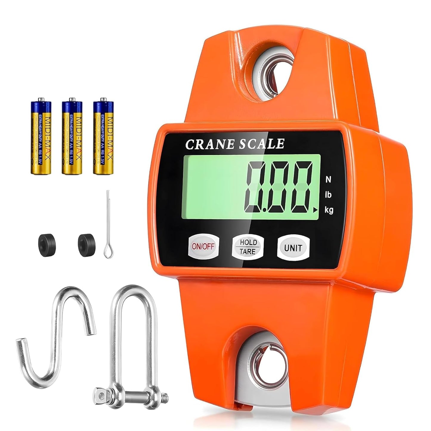 Hanging Scale Handheld 660lb/300 kg Crane Scale Luggage Scale
