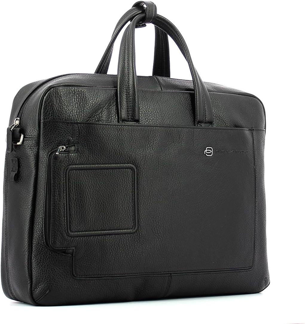 Piquadro Leather briefcase 44 cm laptop compartment