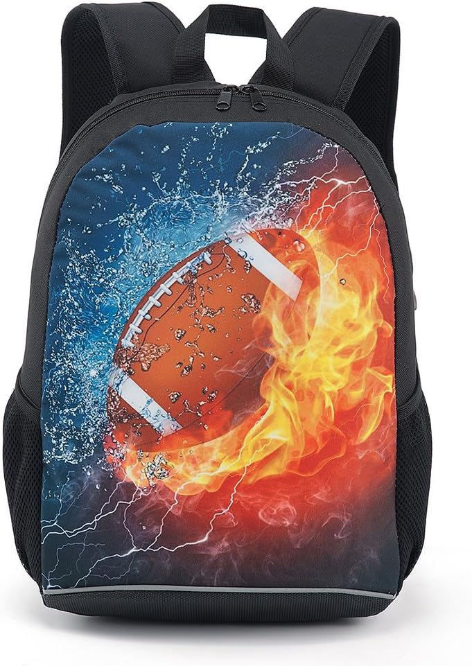 CAIWEI American Football Backpack School Bag