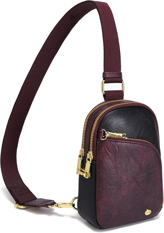 INICAT RFID Blocking Sling Bag Anti Theft Crossbody Bags for Women Travel Fanny Pack Cross Body for Woman Chest Bag
