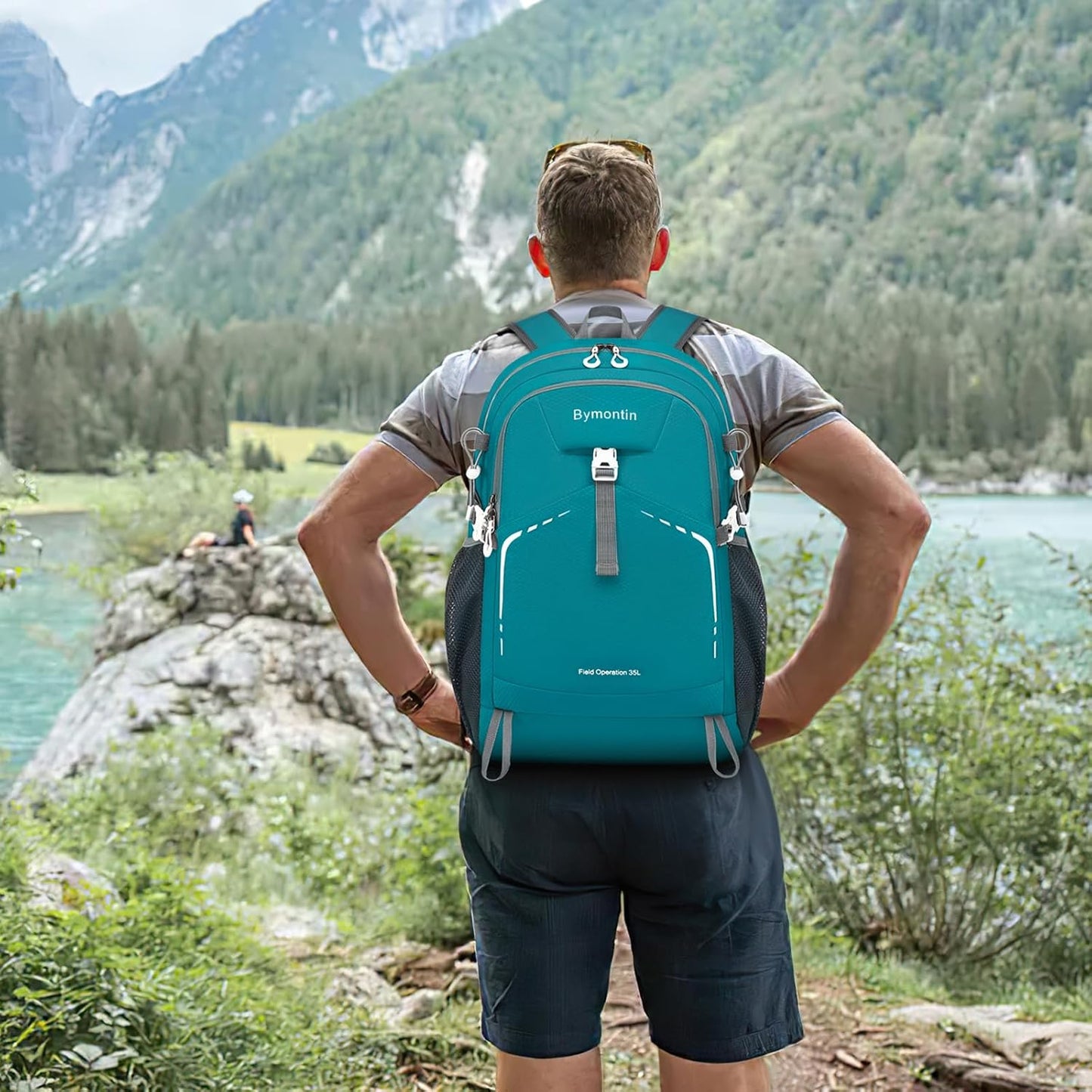 35L Lightweight Packable Backpack – Durable Foldable Daypack for Travel, Hiking, and Gym (Green)
