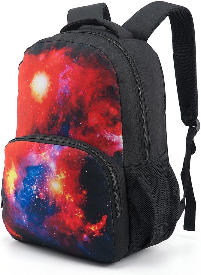CAIWEI backpack teen, Universe Space TrendyMax Galaxy Pattern Backpack Cute for School (Starry sky 1)