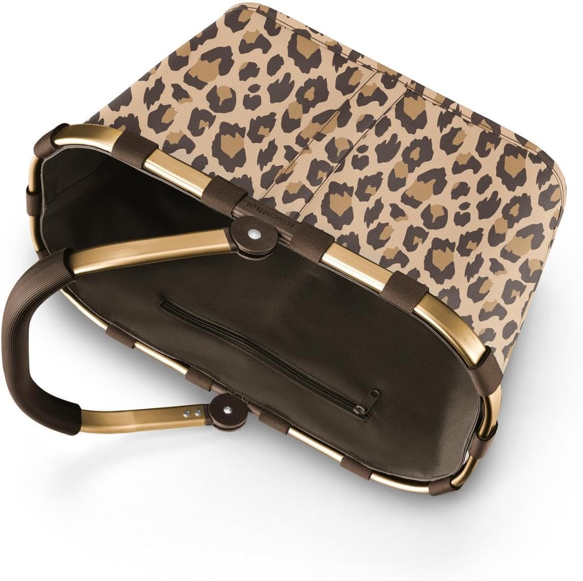 reisenthel carrybag leo macchiato - Sturdy shopping basket with plenty of storage space and practical inner pocket - Elegant and water-repellent design