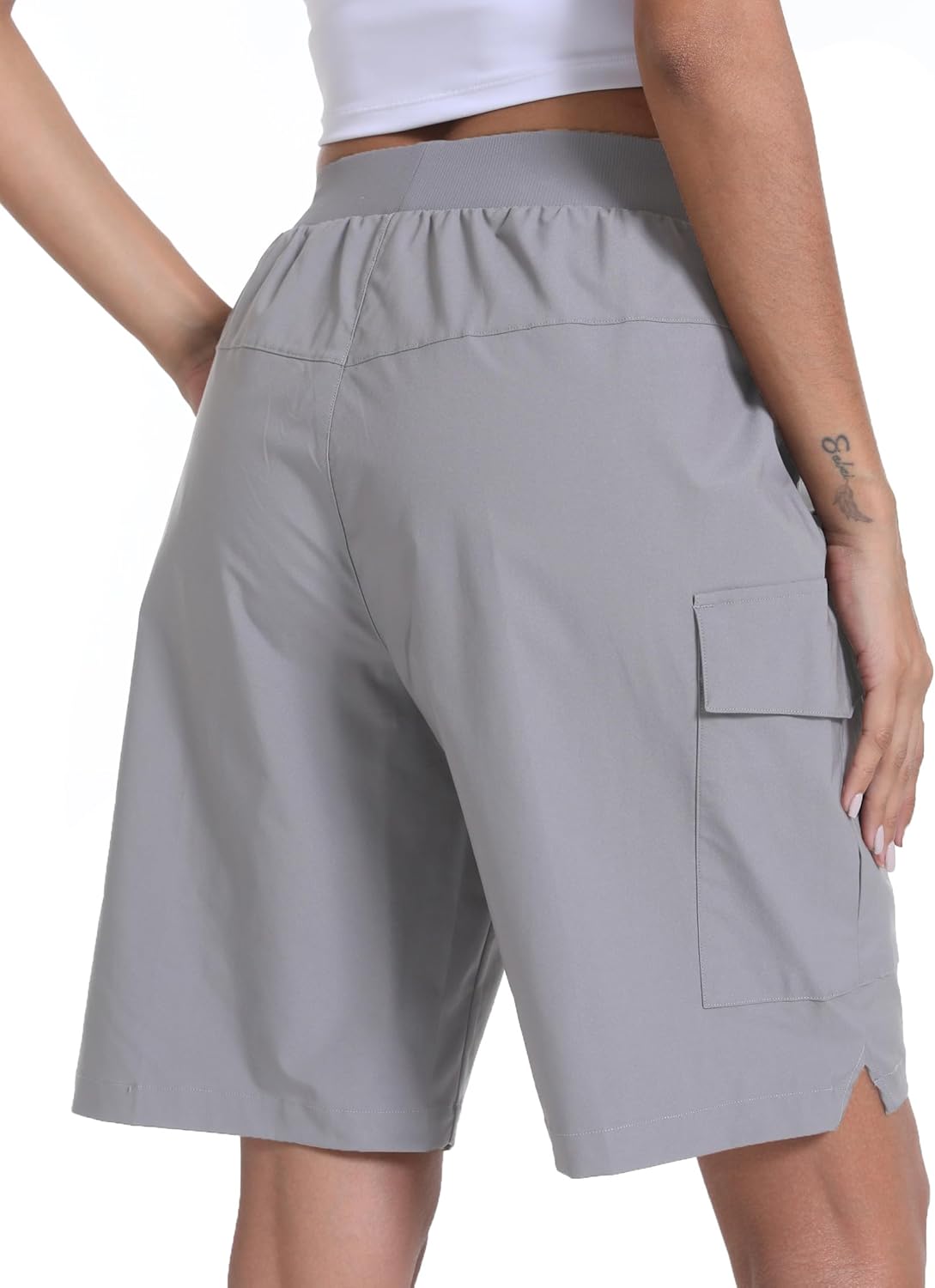 Women's Hiking Cargo Shorts Quick Dry Lightweight Shorts for Travel Athletic