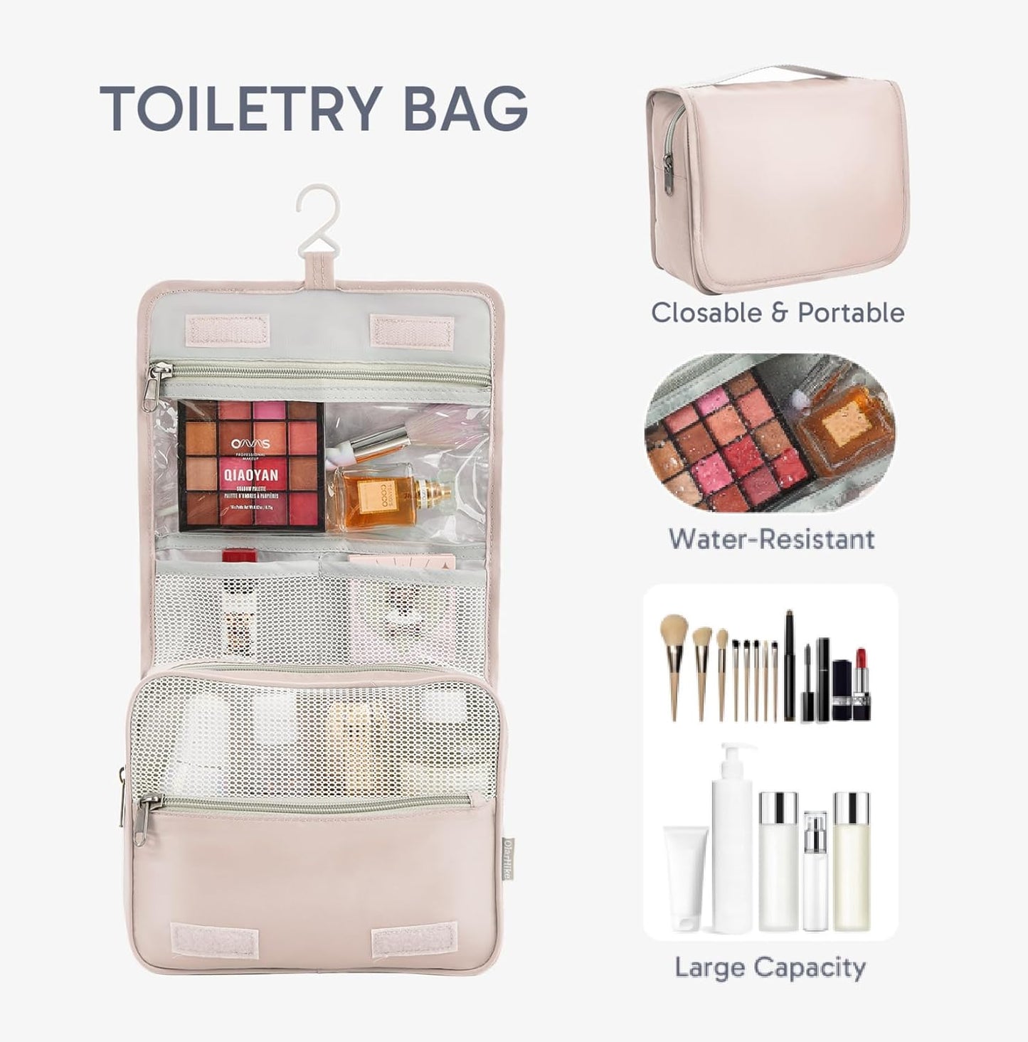 ALL INCLUDED 10 Set Durable Packing Cubes for Travel,Gifts for Women Mom, UPGRADED Anti-Tear Stitching, NEW Improved Luggage Packing Organizers for Suitcases Accessories (Beige)