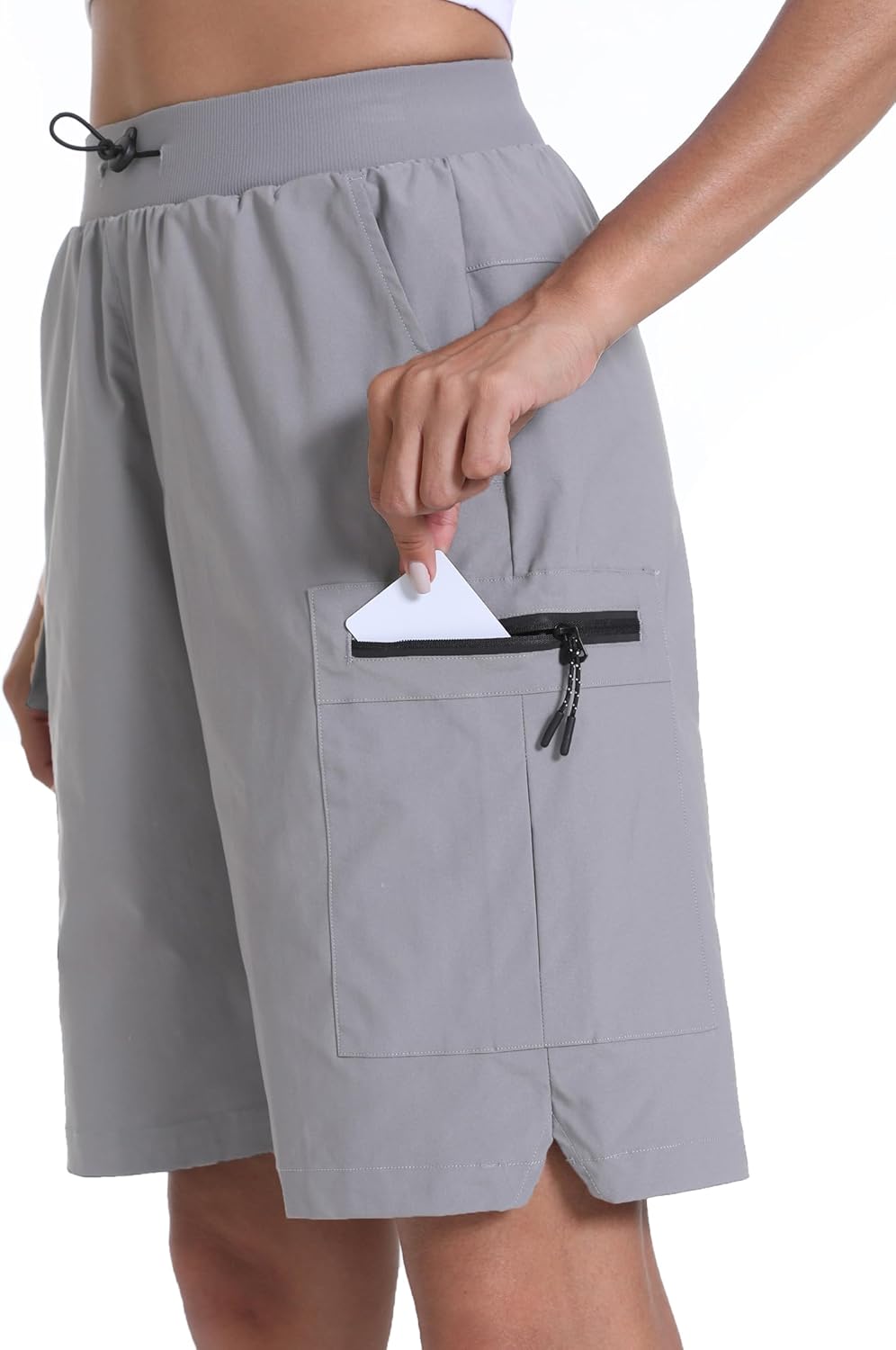 Women's Hiking Cargo Shorts Quick Dry Lightweight Shorts for Travel Athletic
