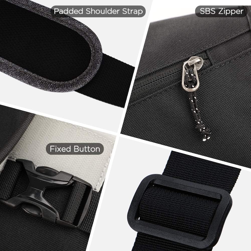 OIWAS Messenger Bag for Men, 14 Inch Laptop Crossbody Bags Women Casual Satchel Shoulder Bag College Travel Office Briefcase